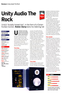 Robbie Stamp review of the Rock